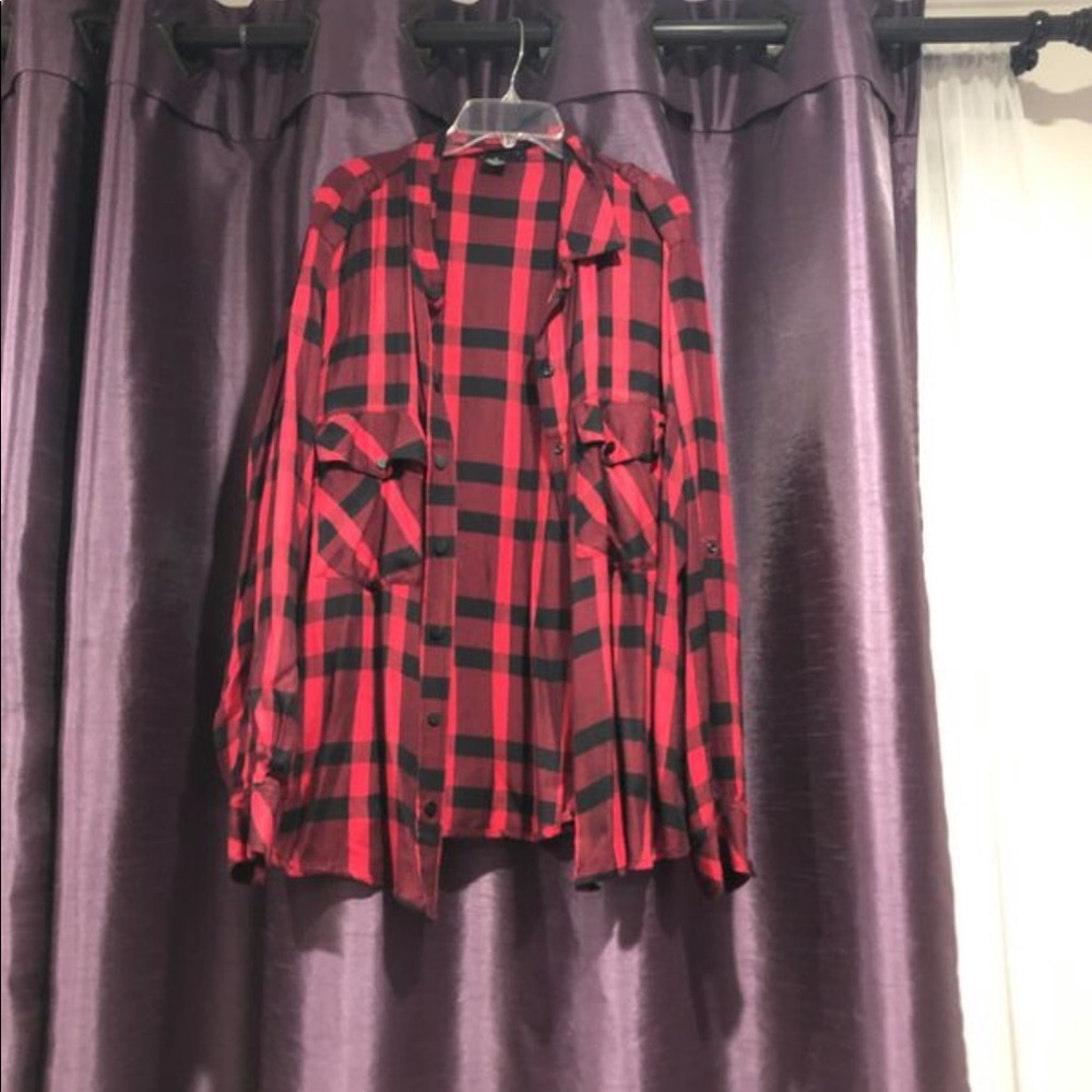 plaided flannel